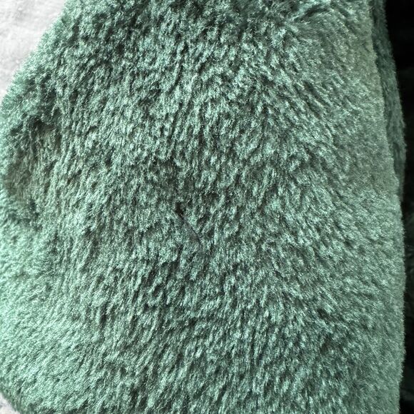 Dark Brown Faux Green Fur Trapper Faux Leather Cosplay Props Winter Hat - Picture 9 of 15